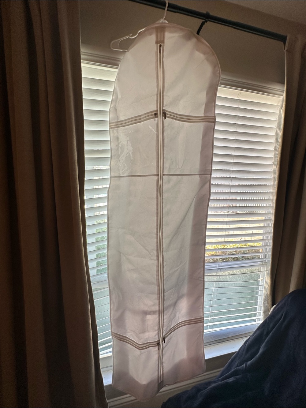 White Garment Bag Dress Protector